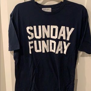 Navy Sunday Funday T-shirt
